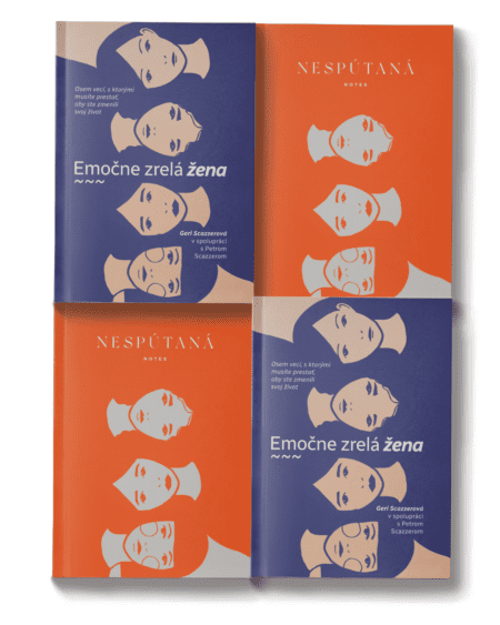 kniha a notes - Emočne zrelá žena – Geri Scazzerová