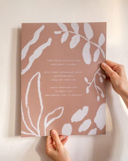 Borovicová kôra – plakát | solí_ze_mě