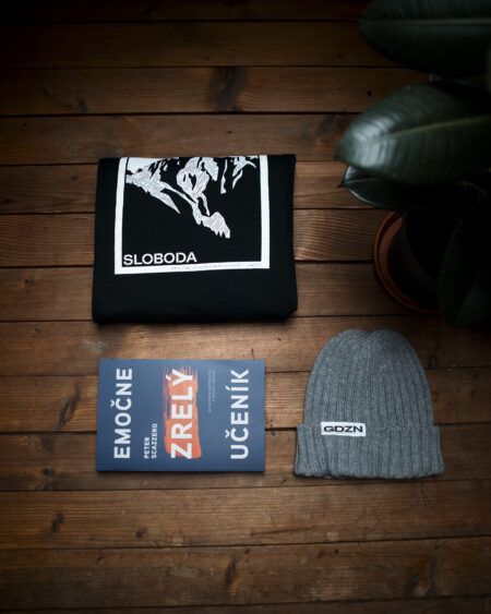 🎄Vánoční sada pro MUŽE – mikina, čepice a kniha Emočne zrelý učeník